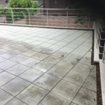 voor en na terrasreiniging
